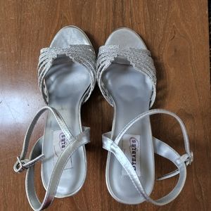Nice silver dressy shoes